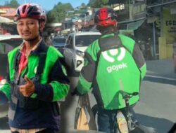 Viral Ojol di Samarinda Antarkan Puluhan Pesanan Hanya dengan Sepeda, Demi Orang Tua